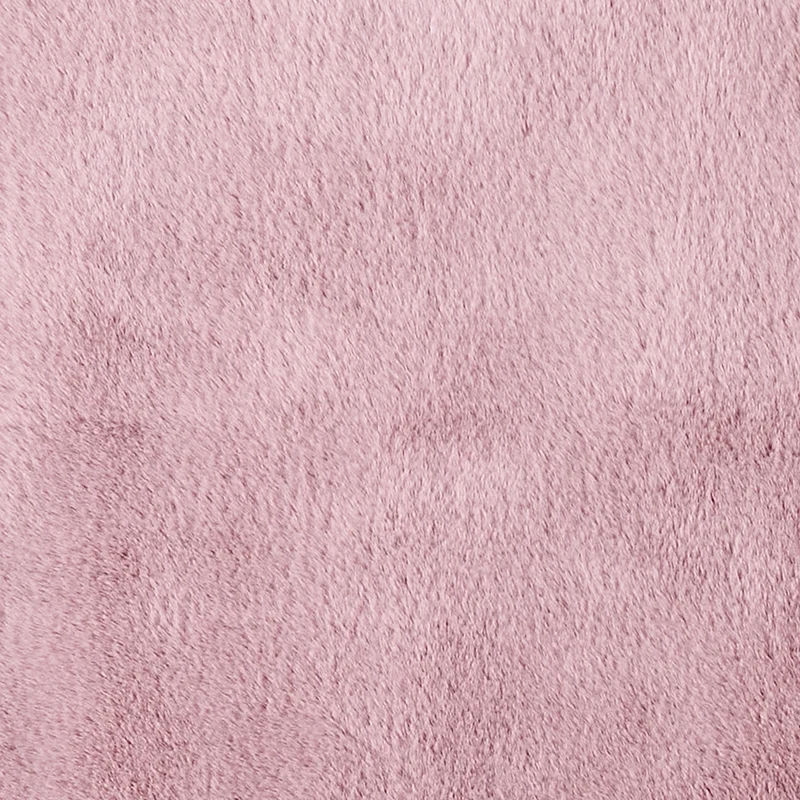 TAPIS IMITATION FOURRURE FIN ROSE 120X170CM