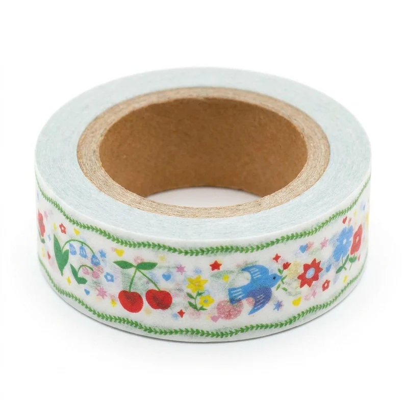 Masking Tape Jardin poétique - 10 mètres - Fruit Fries Design Lab