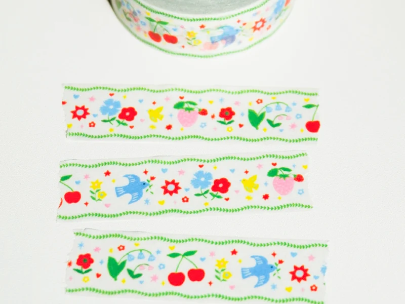 Masking Tape Jardin poétique - 10 mètres - Fruit Fries Design Lab