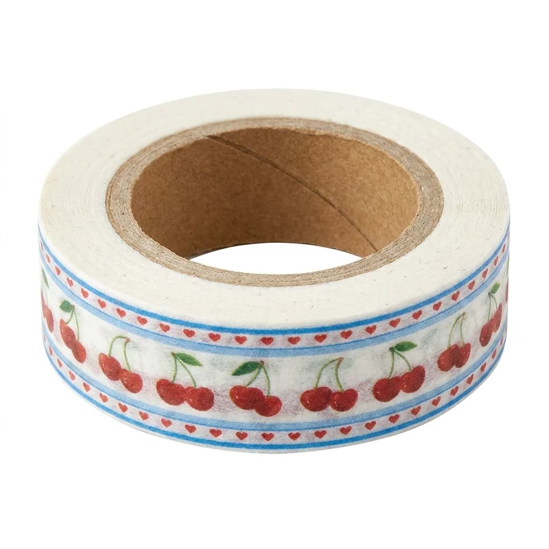 Masking Tape Lovely Cherry 10 mètres - Fruit Fries Design Lab