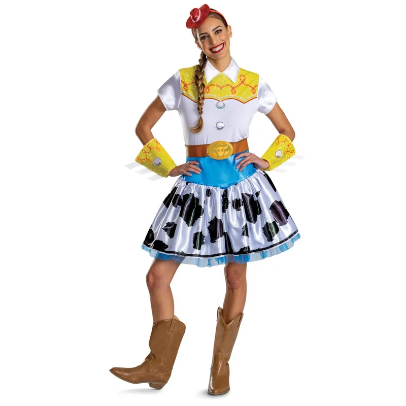Toy Story Jessie Glam Deluxe Costume for Adults, Disney Costume