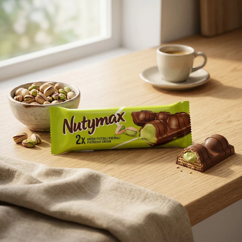 Nutymax Wafer With Pistachio Cream