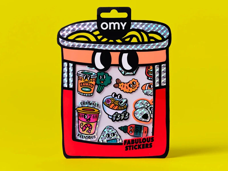 Fabulous Stickers Big - Noodle - OMY