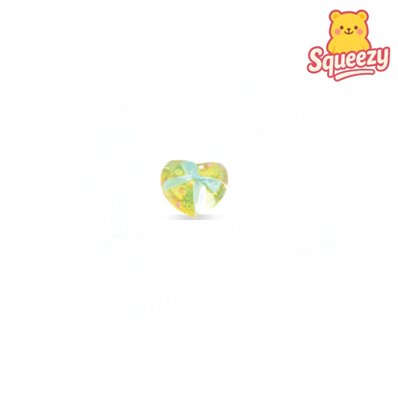 Little Maltose Heart Glitter Heart Stress Relief Toy