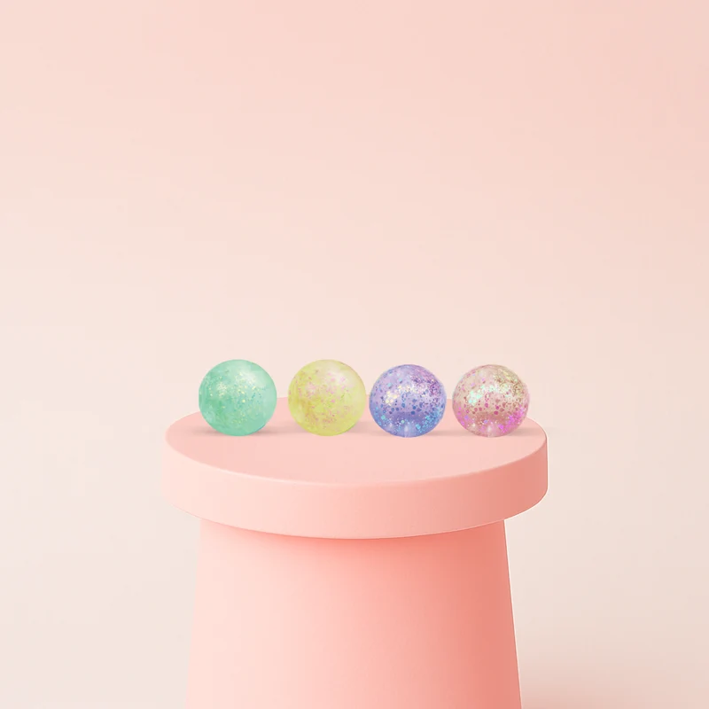 Maltose Ball with Glitter Crystal Ball Stress Relief Toy