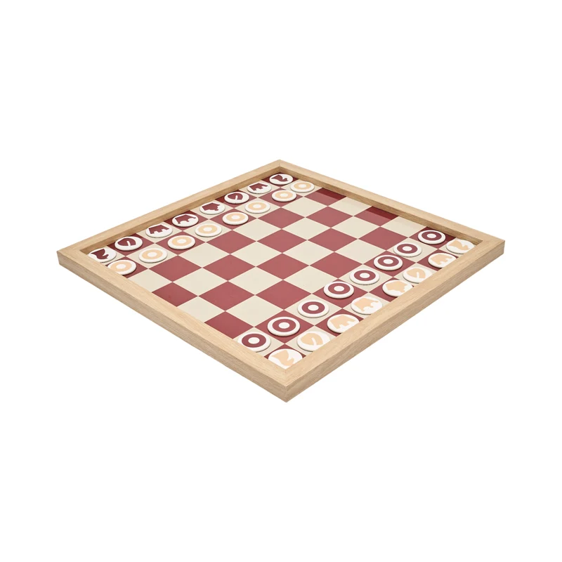 JEU D'ECHECS MURAL EN BOIS