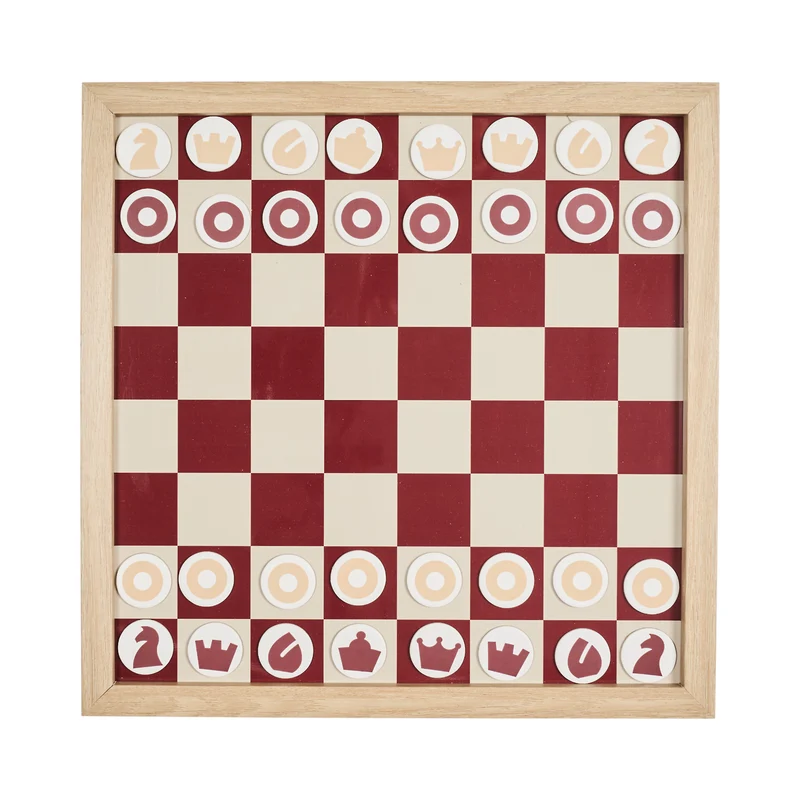 JEU D'ECHECS MURAL EN BOIS