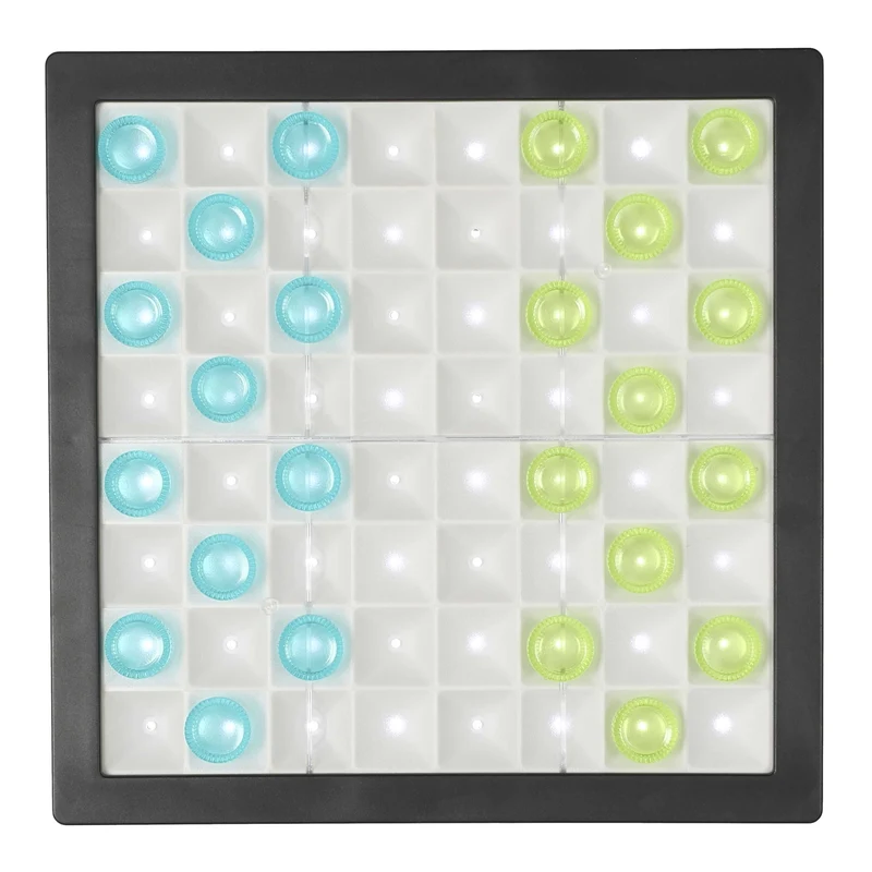 JEU DE DAMES TRANSPARENT LED