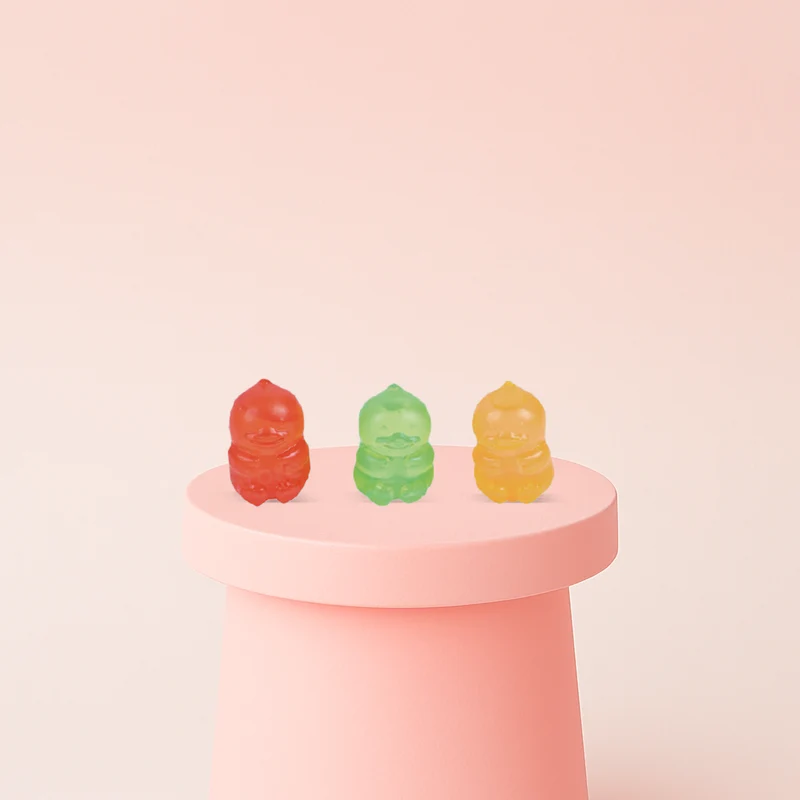 Jelly Duck with Maltose Glitter Duck Stress Relief Toy