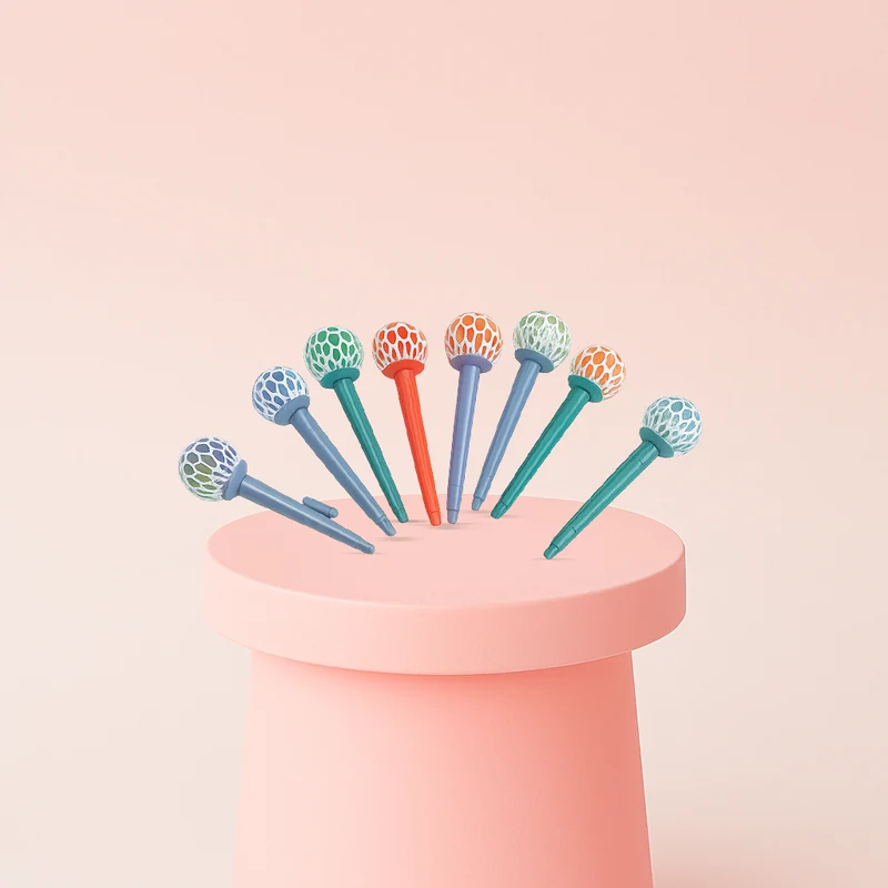 Mesh Ball Pen Bead Stress Relief Pen Toy