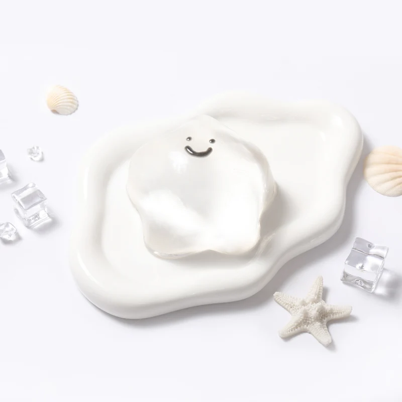 180g Crystal Clear Transparent Smiley Star Taba Squishy