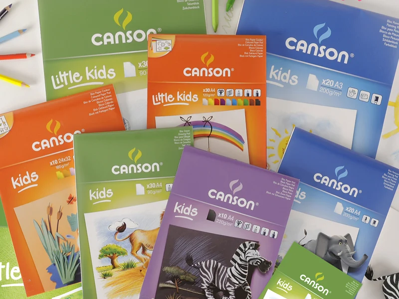 Bloc de papier à dessin "kids" pour enfants - 30 feuilles A4
