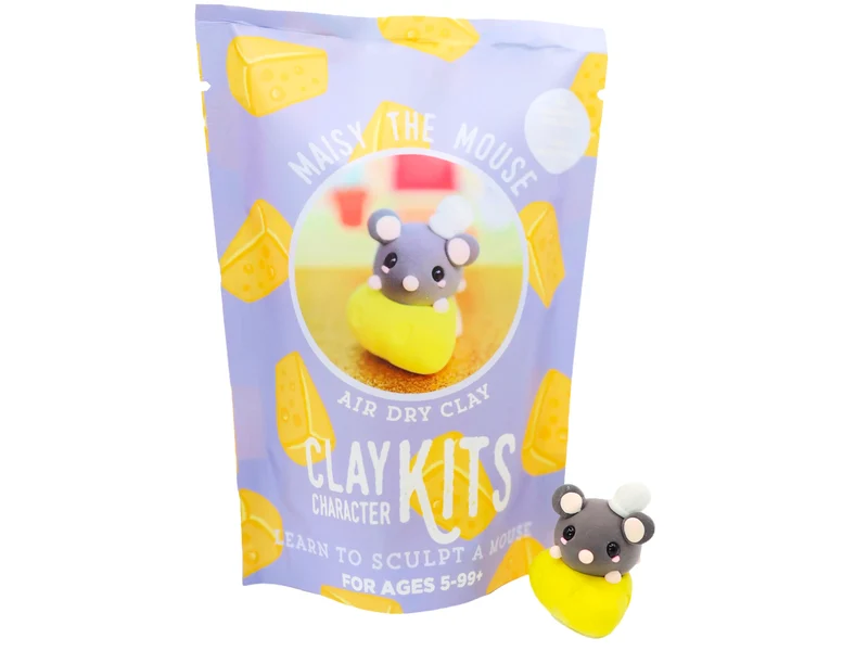Kit de pâte polymère auto-durcissante - Maisy la Souris