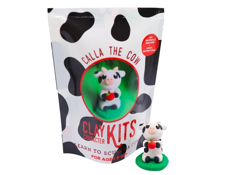 Kit de pâte polymère - Calla la vache