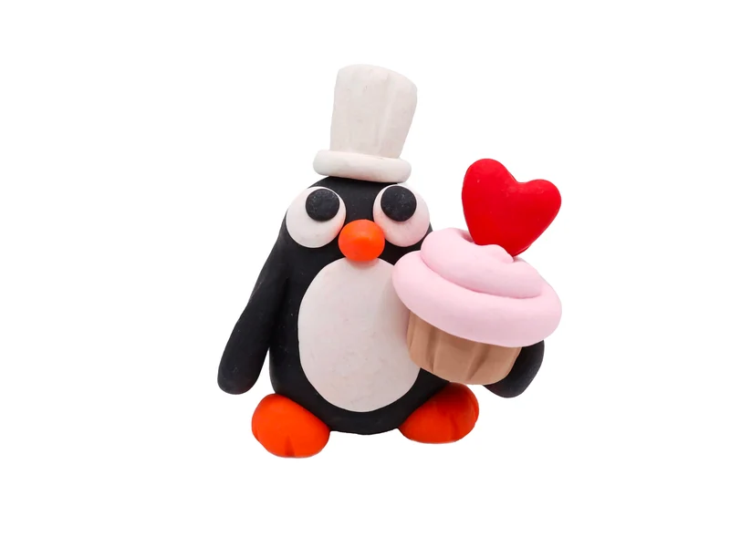 Kit de pâte polymère - Benjamin le pingouin