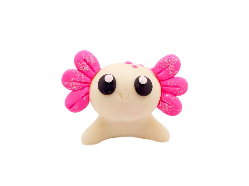 Kit de pâte polymère - Axel l'Axolotl