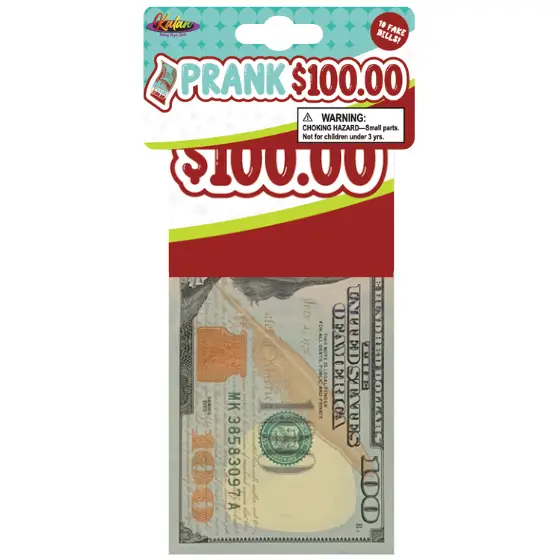 Fake Prank $100 Bills - pack of 10
