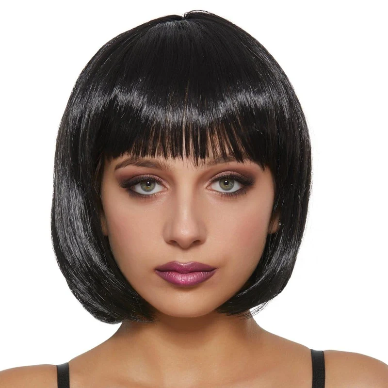 Black Daisy wig for women