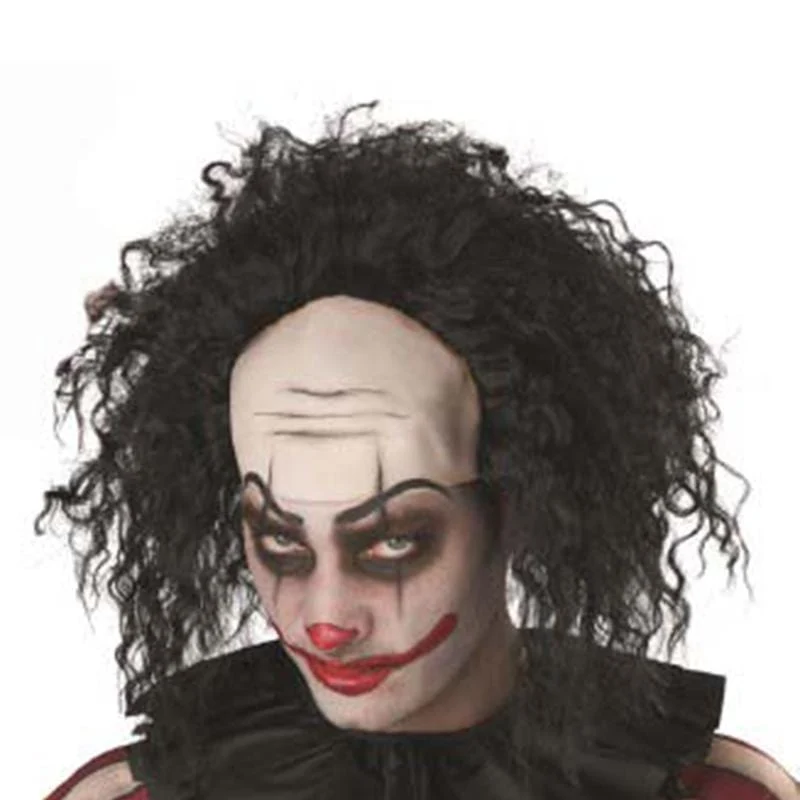 Clown pattern baldness wig for men