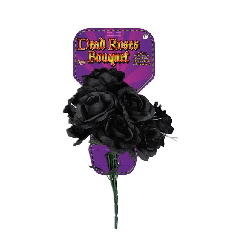 Black roses bouquet