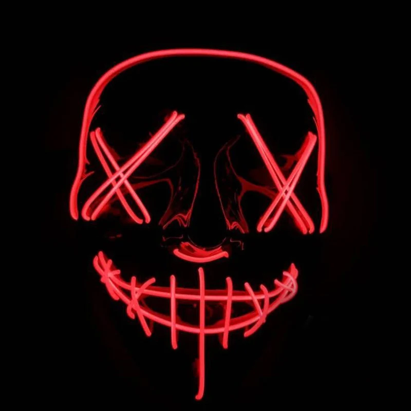 Red LED wire mask