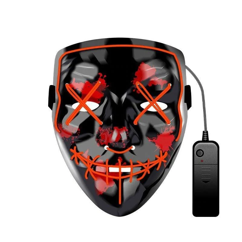 Red LED wire mask