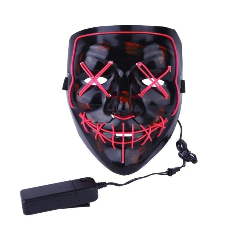 Pink LED wire mask
