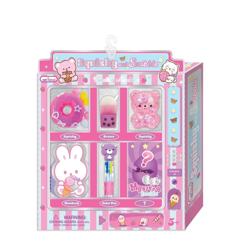 Vending Machine Squishy and Scribble Kit, 1 Count