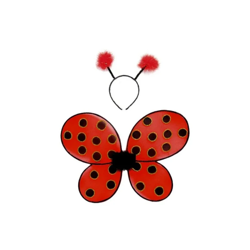 Ladybug Wings and Headband Accessory Kit for Kids