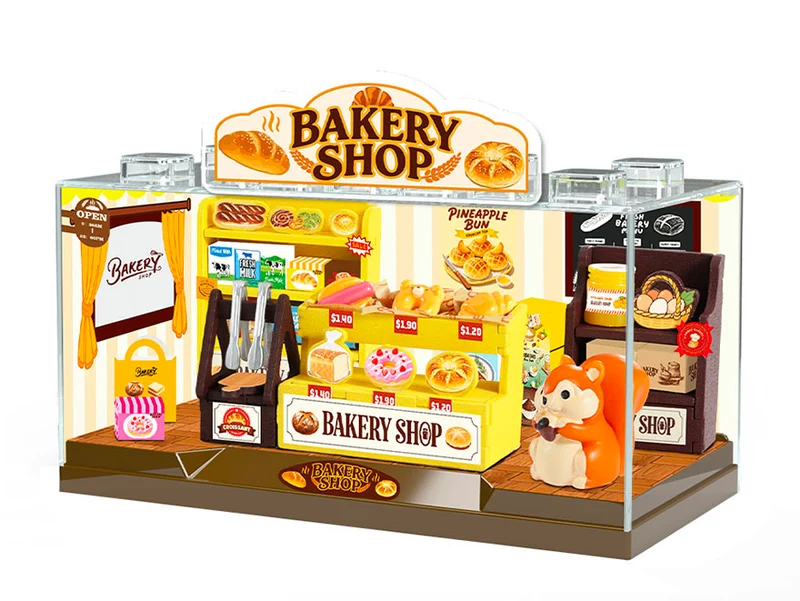 Mini monde maquette - Boulangerie Bakery Shop - I-Total