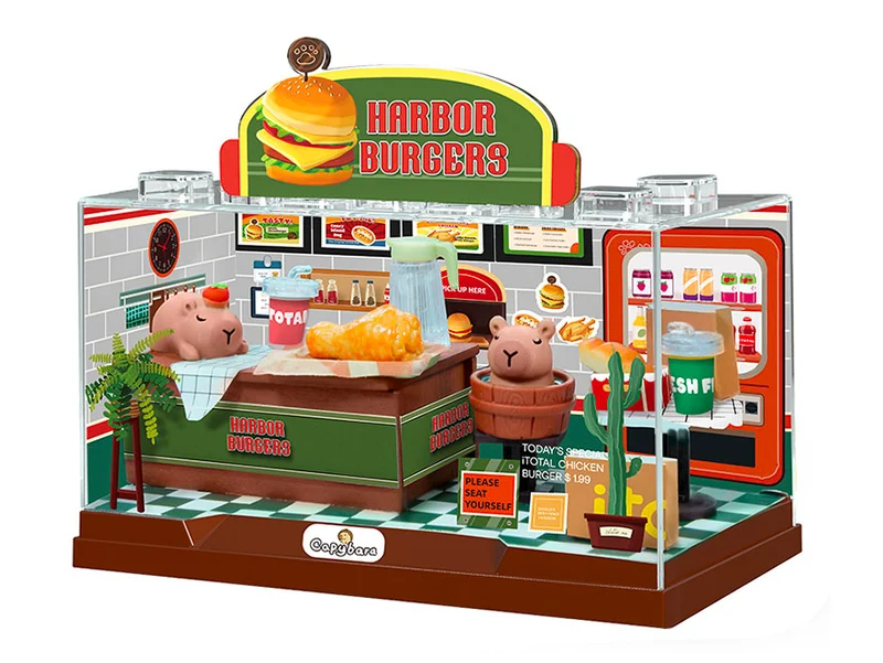 Mini monde maquette - Fast Food Fried Chicken - I-Total