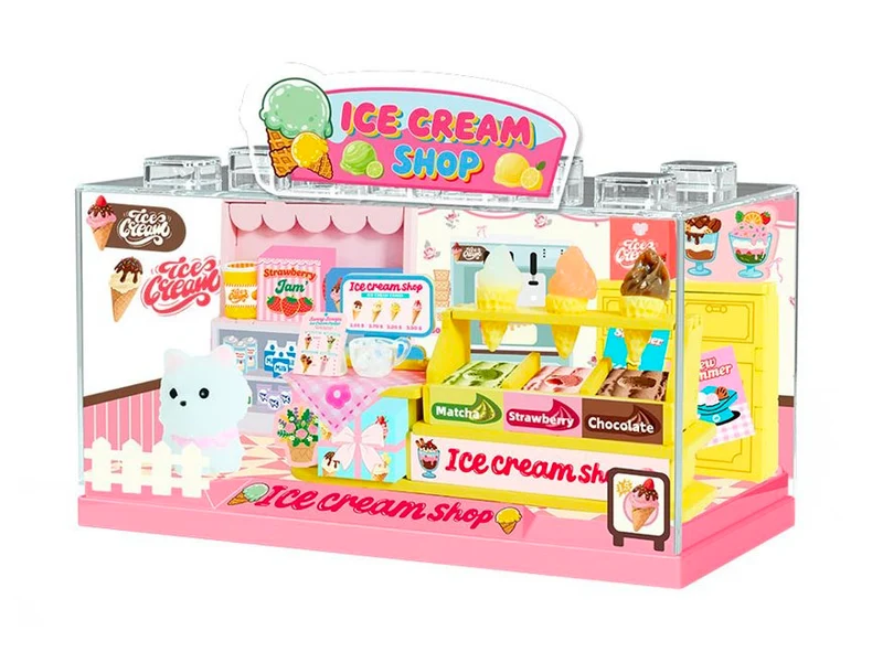 Mini monde maquette - Glacier Ice Cream Shop - I-Total