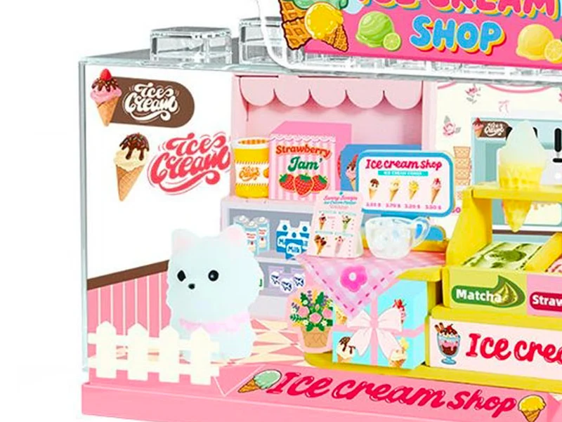 Mini monde maquette - Glacier Ice Cream Shop - I-Total