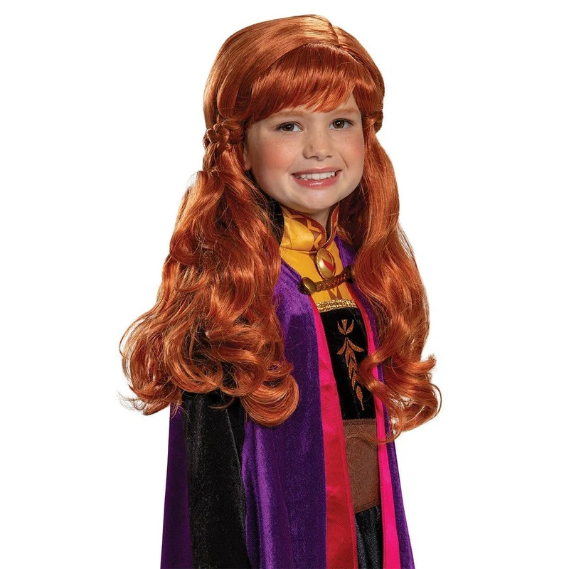 Anna wig for girls, Frozen 2