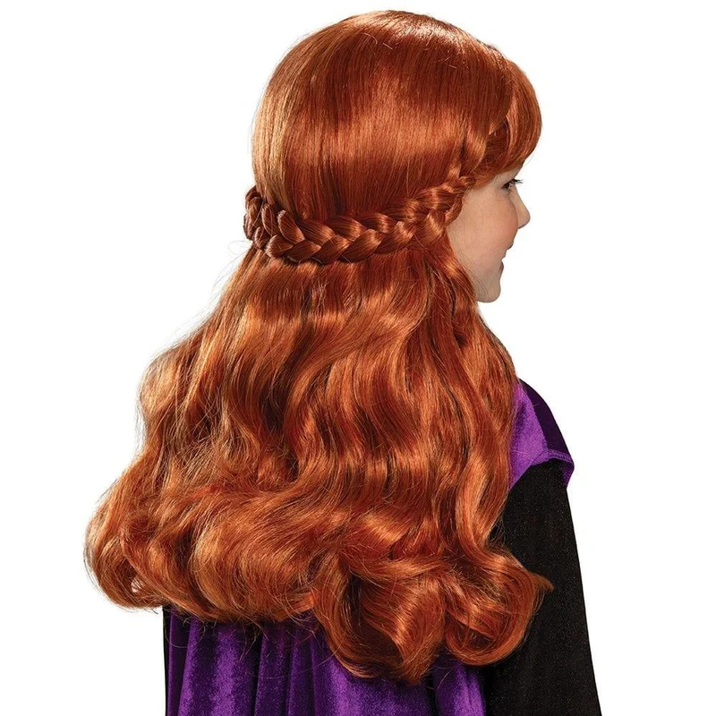 Anna wig for girls, Frozen 2