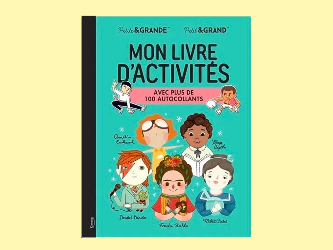 Mon livre d'activités avec 100 autocollants - Petites & Grandes - Kimane