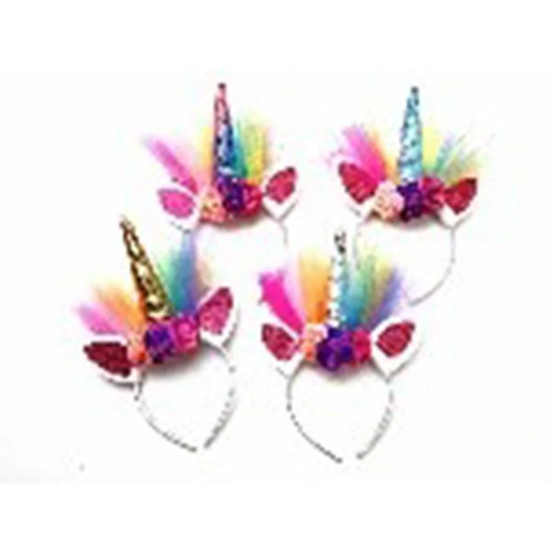 Unicorn Headband for Kids, Assortment, 1 Count