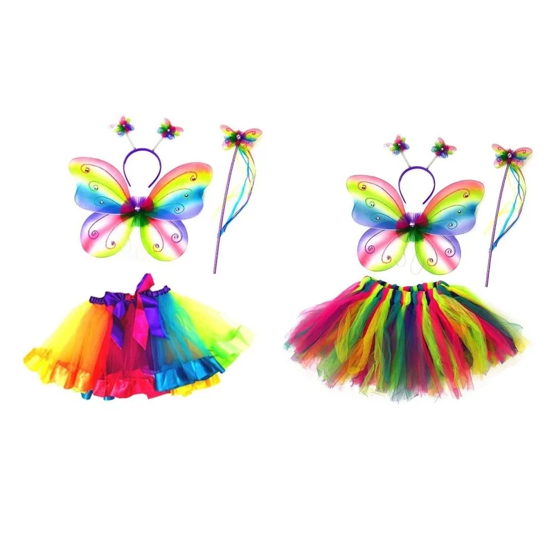Rainbow Fairy Costume Kit for Girls, Assortment, 1 Count