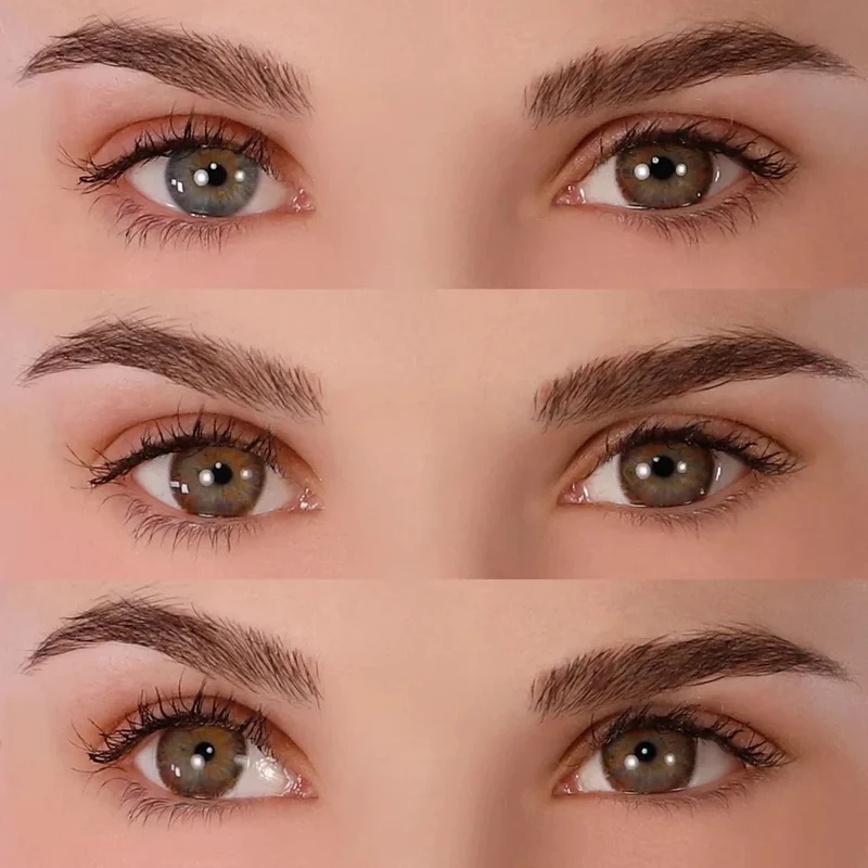 PRIMAL® Twilight Hazel - Brown Coloured Contact Lenses, 3 Months Usage