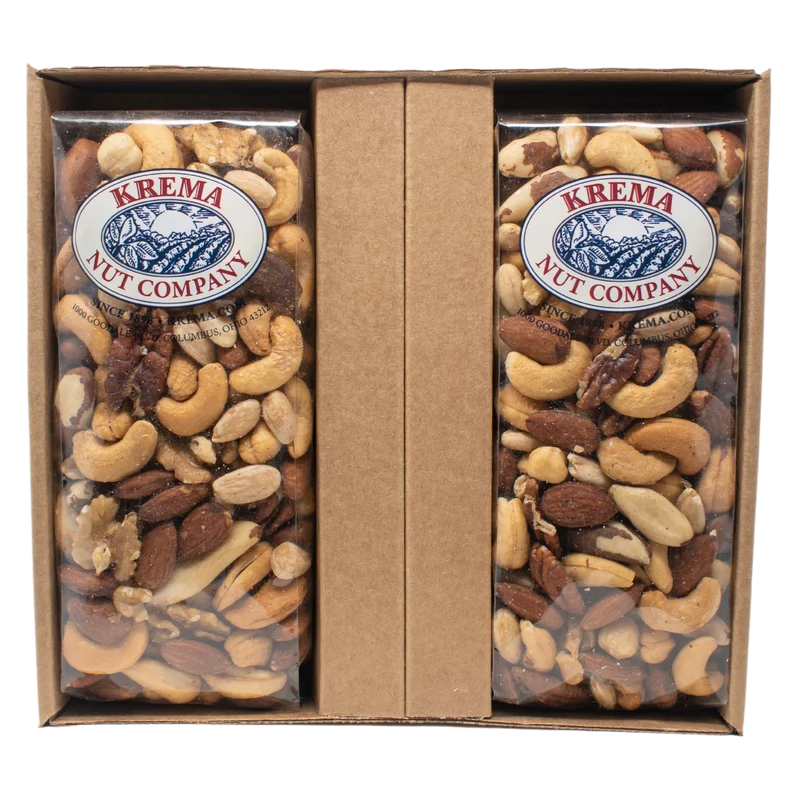 Gourmet Mixed Nuts Duo Gift Box