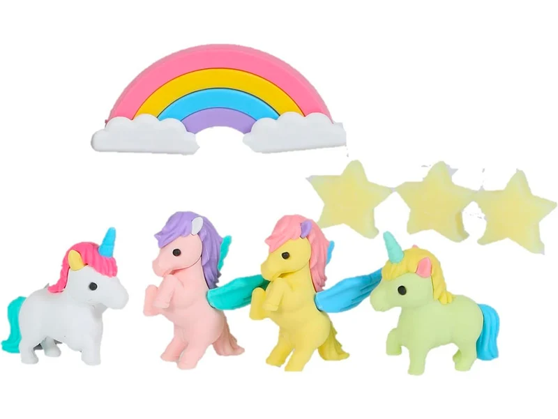 Gomme individuelle - Licorne & Pegase - Made in Japan (modèle aléatoire)