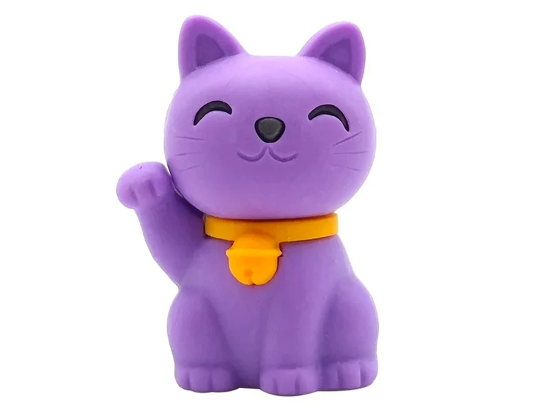 Gomme individuelle Chat Chance - Made in Japan (coloris aléatoire)