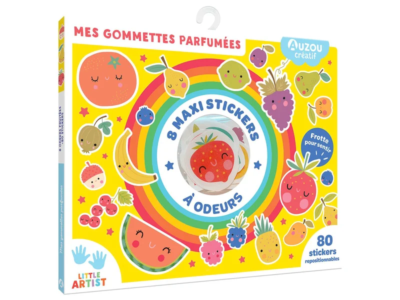 Mes gommettes parfumées repositionnables Little Artiste - Auzou