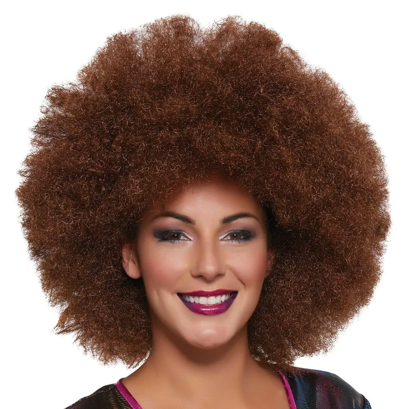 Rusty Super Freak Afro wig for adults