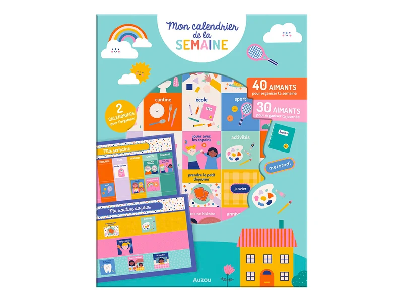 Mon calendrier de la semaine enfant - Auzou
