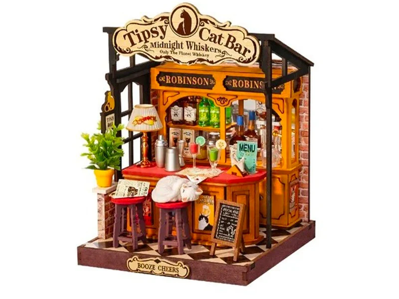 Maquette Bar Tipsy Cat - Robotime