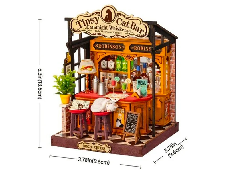 Maquette Bar Tipsy Cat - Robotime
