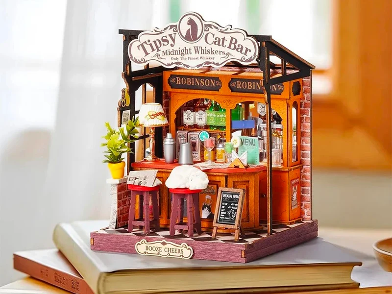 Maquette Bar Tipsy Cat - Robotime