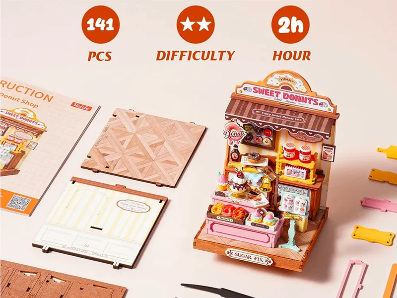 Maquette Boutique Sweetie's Donut - Robotime