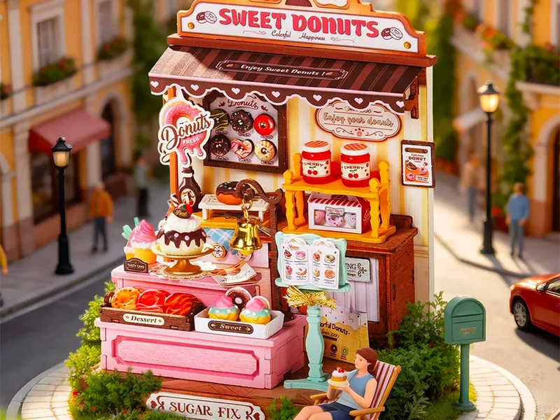 Maquette Boutique Sweetie's Donut - Robotime